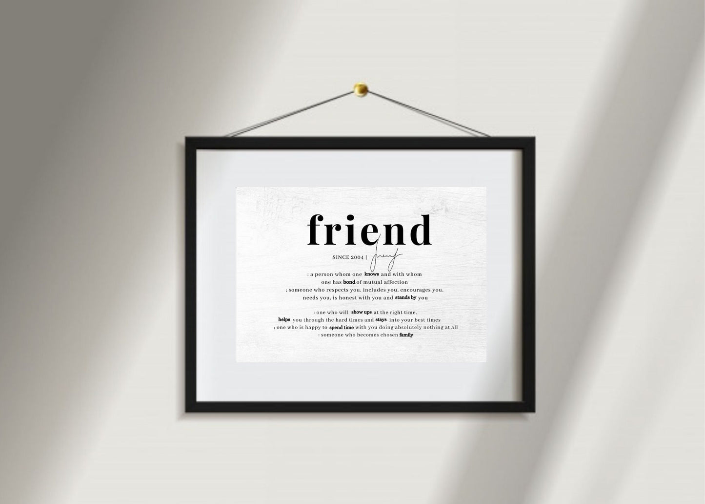 2 Piece Inspirational Gift, Bestfriend Gift Leader Gift, Message Name Sign for Friend & Leader, Retirement Gift for Boss