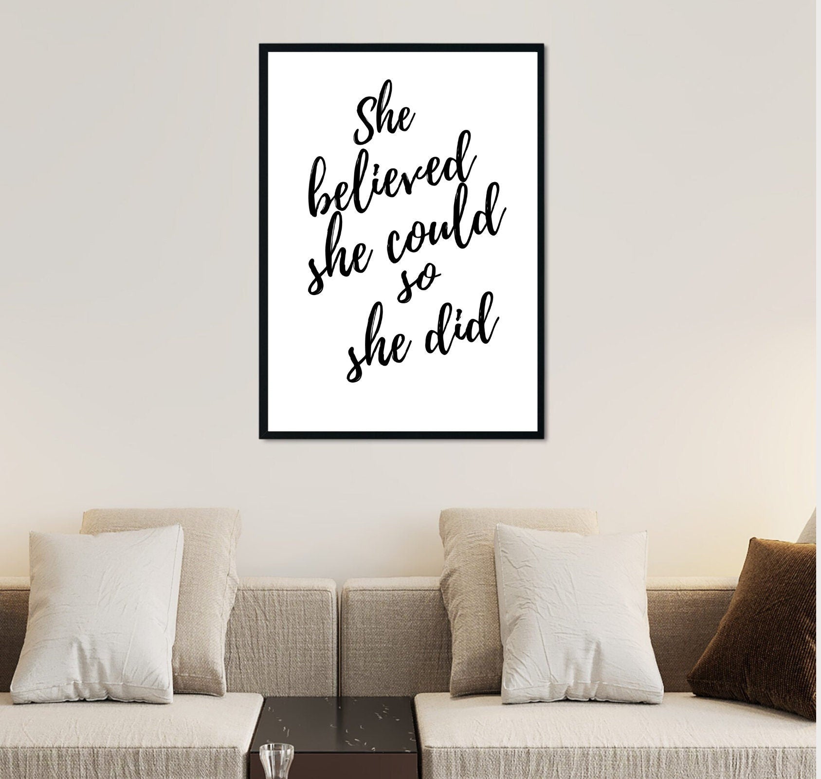 house warming gift,
house blessing gift,
dorm gifts,
wedding gifts,
easy print gifts,
easy print wall art,
beautiful quote,
beautiful signage,
She Believed,
self quote,
success quote,