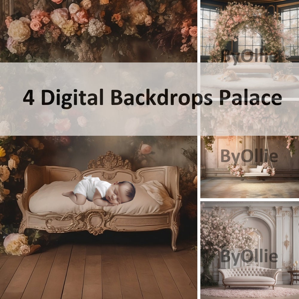 Digital Backgrounds,
Fine Art Textures,
Princess Backdrop,
Floral Newborn,
Baptism Backgrounds,
Baby Studio for Crib,
Babies Photography,
Baroque Carriage,
Enchanting Studio,
Magical Photography,
Bed Baptism Decor,
Princess Newborn,
Infant Photography,