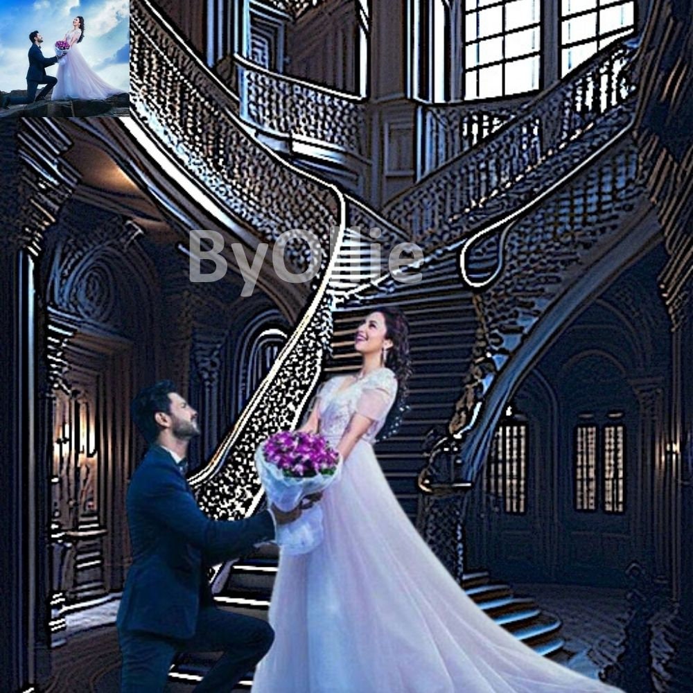 16 Luxe Luxury Ballroom Mansion Royal Castle Grand Stairs Wedding Maternity Digital Backgrounds Majestic Staircase Texture Photograph Studio