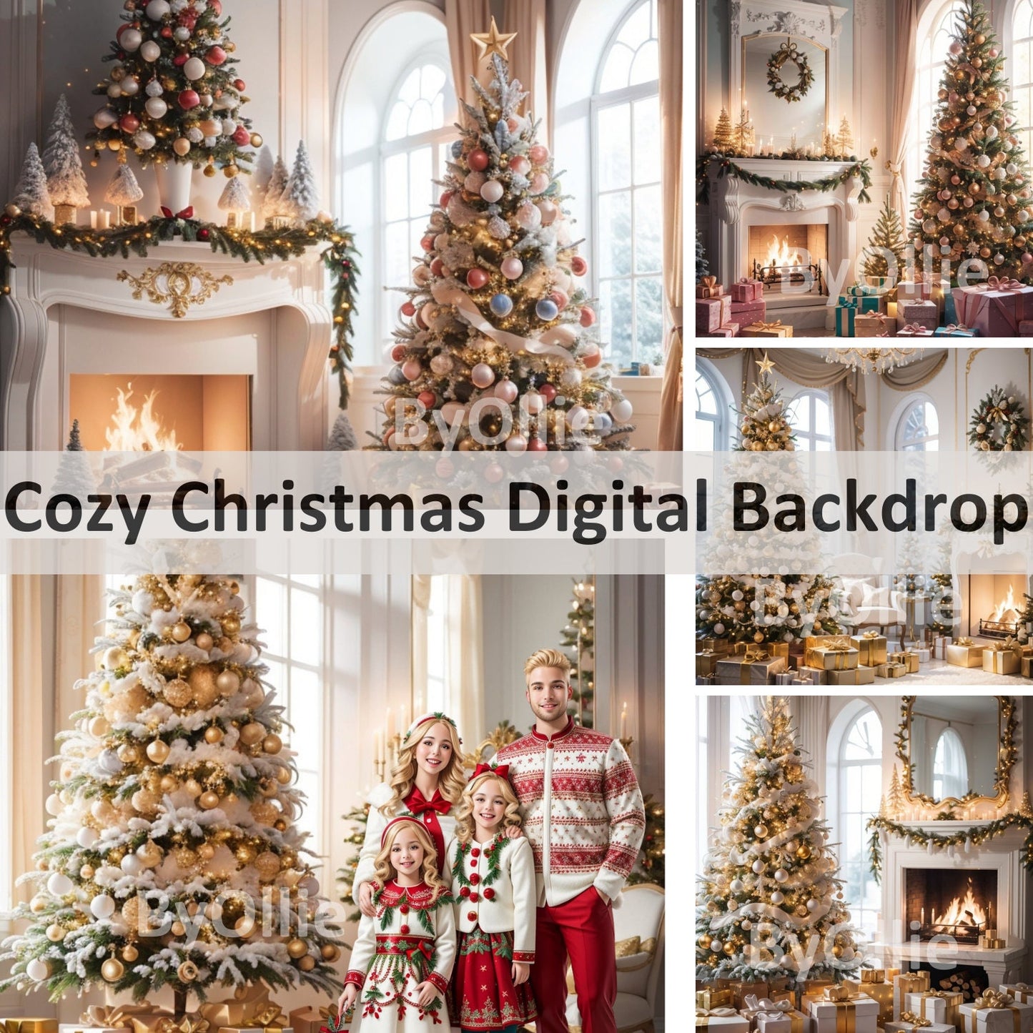 14 pink christmas digital backdrop christmas village digital christmas village printable santa digital pink christmas background bloggers