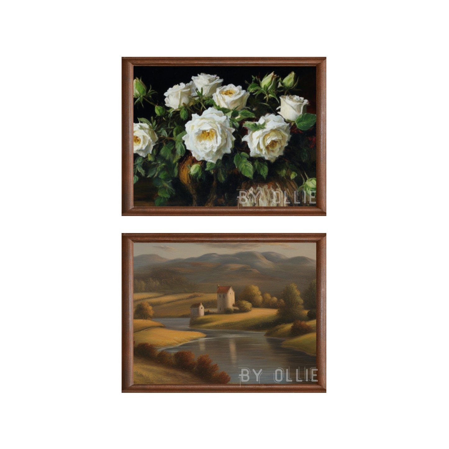 French Country Gallery Wall Art Set | Vintage Living Room Decor | PRINTABLE Collection of 10 | Digital DOWNLOAD | Digital Paintings