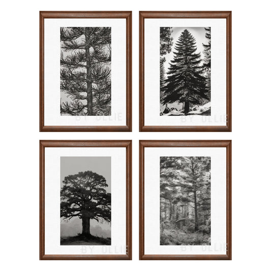 vintage wall art,
antique print set,
vintage decor,
printable wall art,
vintage prints,
gallery wall set,
set of 4 prints,
set of four,
art print collection,
vintage home decor,
tree sketch,
tree etching,
pine tree sketch,