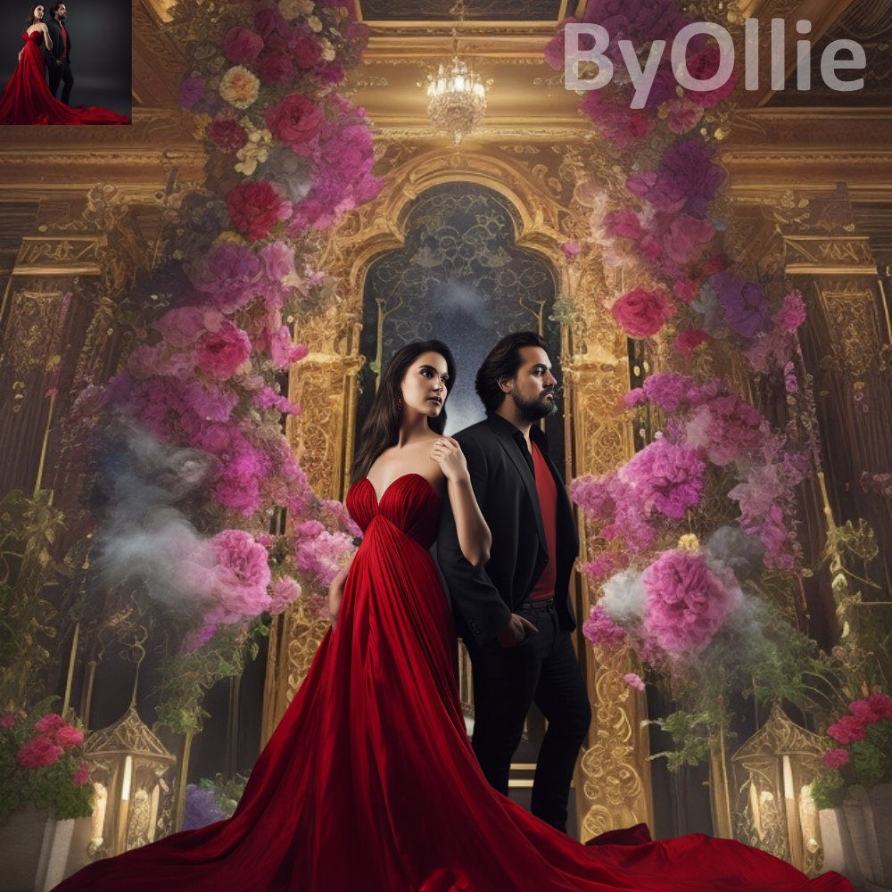 16 Fine Art Floral Smoke Mansion Digital Backdrops Maternity Backdrop Overlays Photography Digital Background Photoshop Textures Overlays